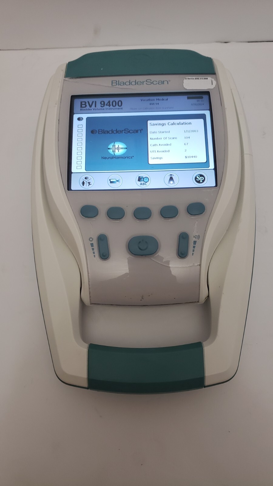 Verathon BVI 9400 Bladder Scan no Probe Unit 4 BladderScan - Photo 1