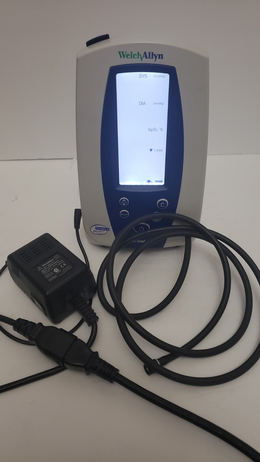 Welch Allyn Spot Vital Signs Monitor with Power Supply and BP Hose UNIT 1 - Photo 1