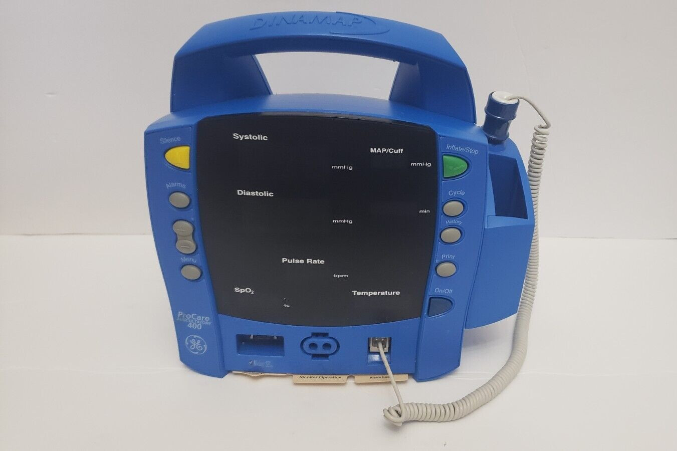 Patient Monitor GE ProCare Dinamap DPC420M-EN Vital Signs Unit with Pole Mount - Photo 1