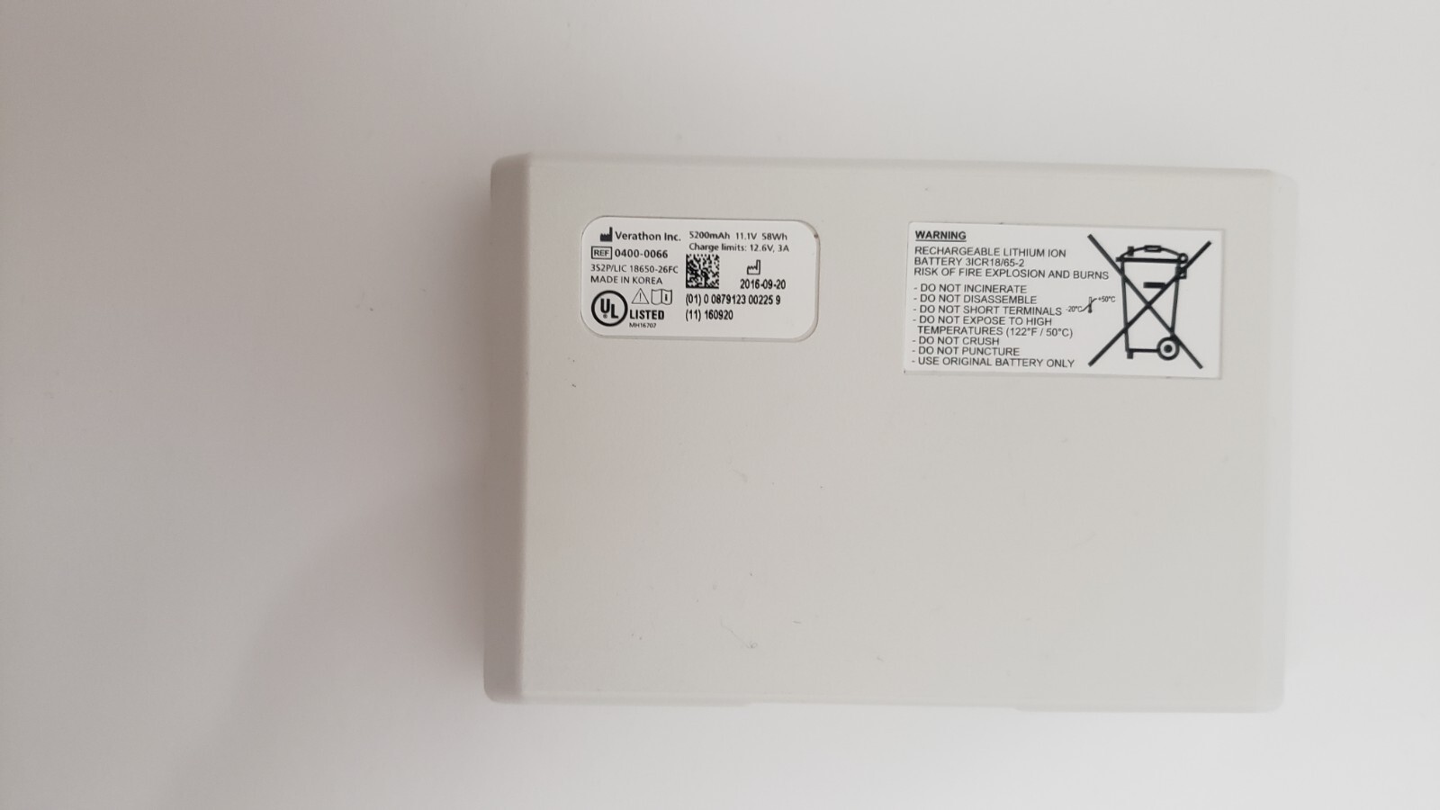 Verathon BladderScan BVI9400 Battery Wireless Scan - Photo 1