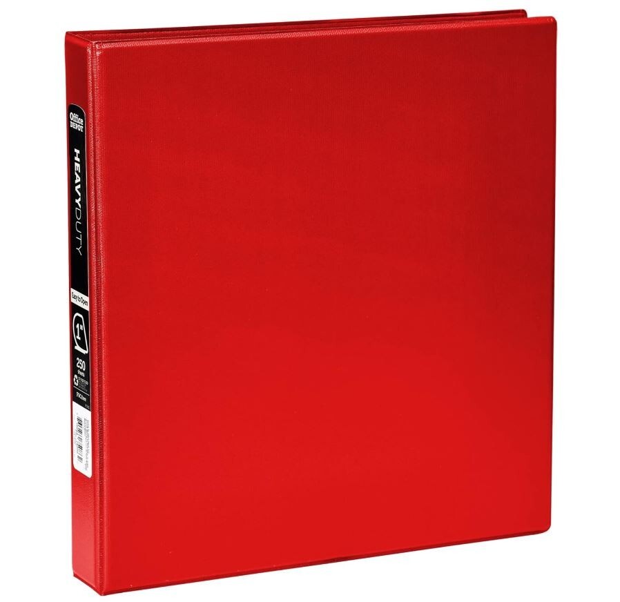 Heavy-Duty Easy Open D-Ring Binder 1