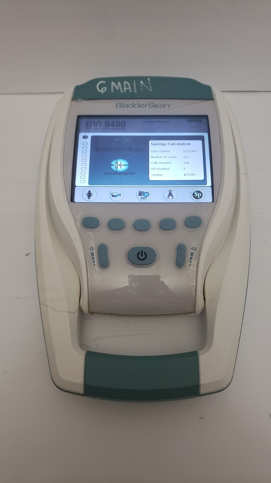 Verathon BVI 9400 Bladder Scan no Probe BladderScan Unit 14 - Photo 1