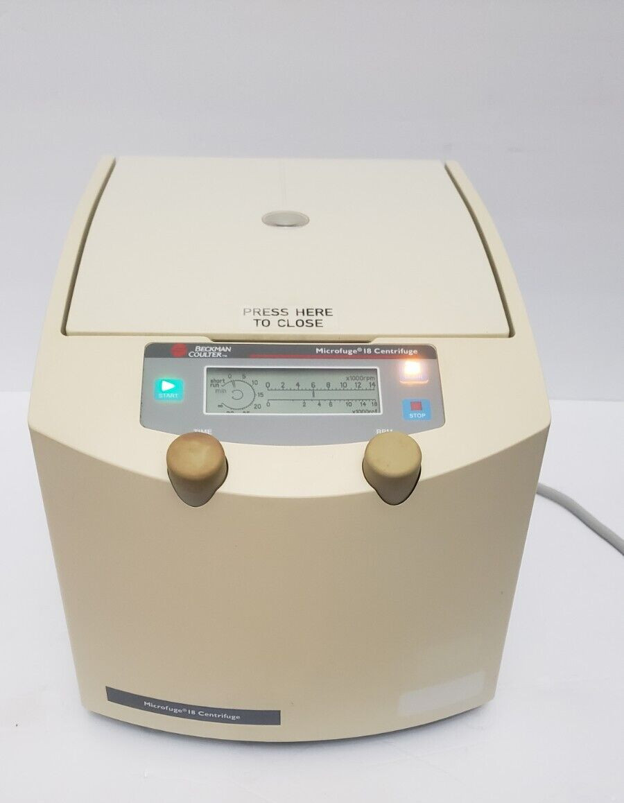 Beckman Coulter MicroFuge 18 Centrifuge With 24-Tube Rotor - Photo 1