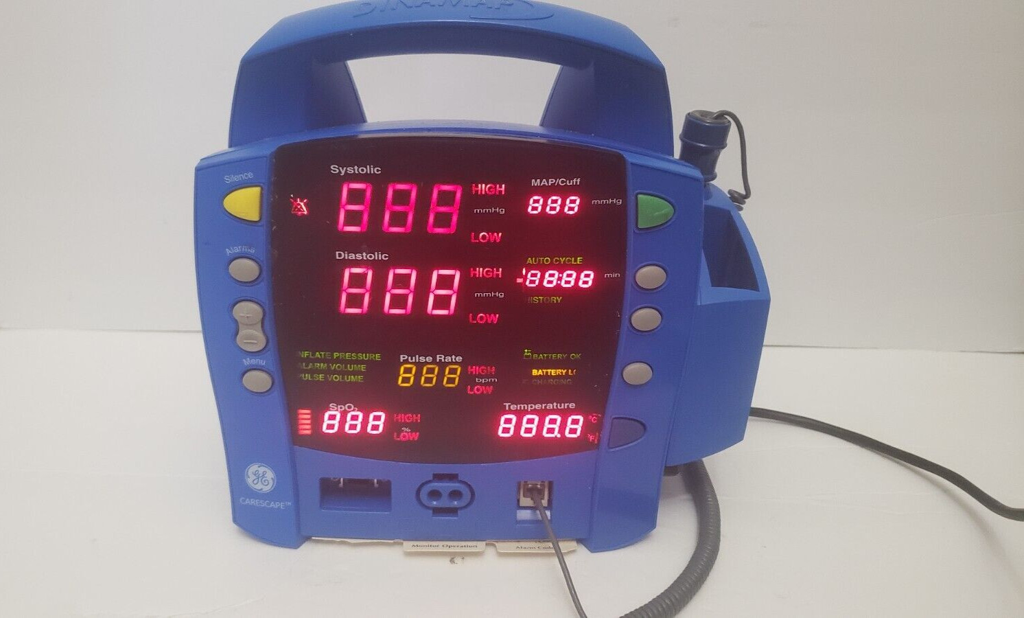 GE Dinamap 2009284-001 with Thermometer and PSU Unit1 - Photo 1