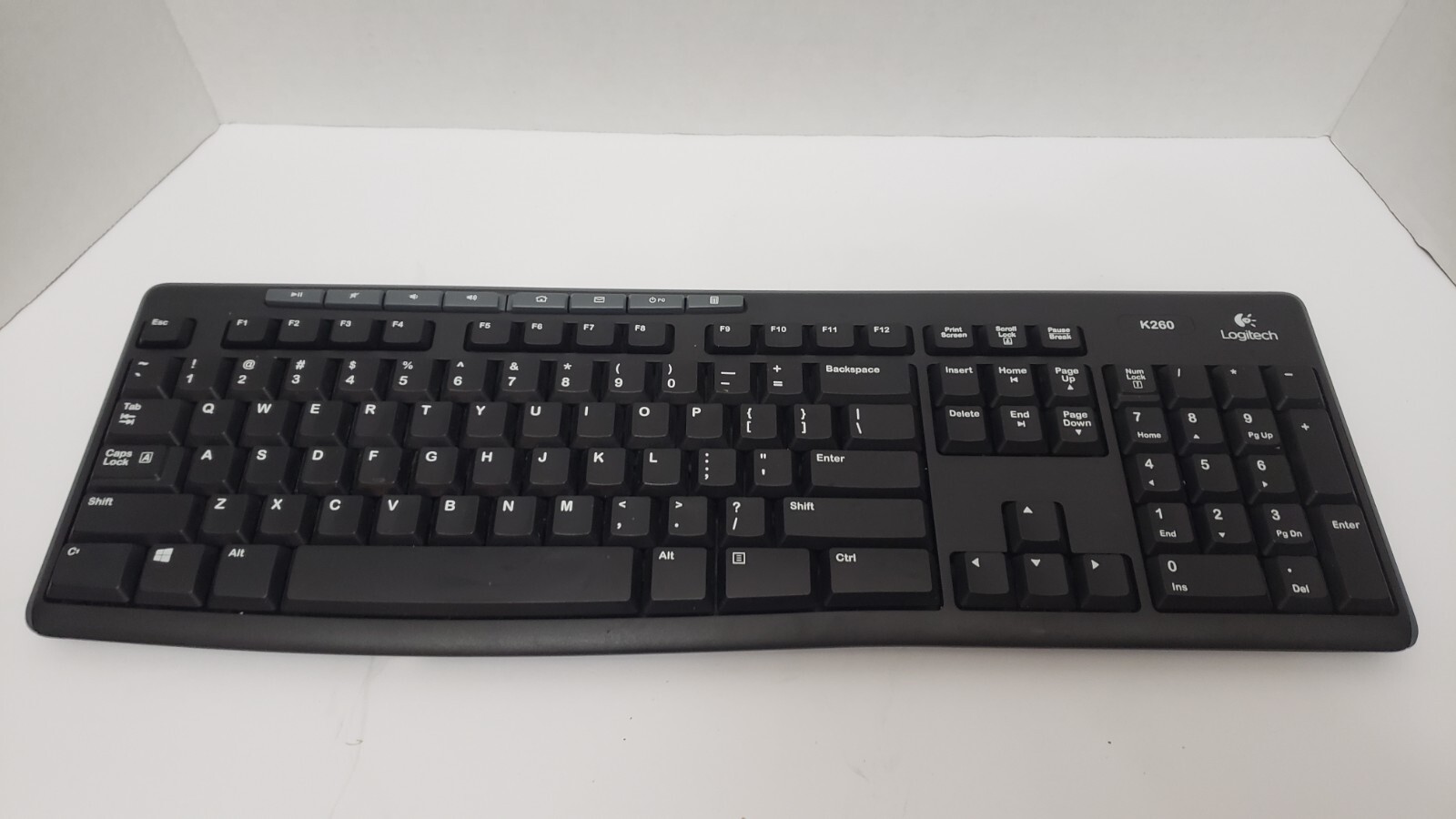 Logitech K260 Wireless Keyboard English QWERTY Layout NO USB RECEIVER - Photo 1
