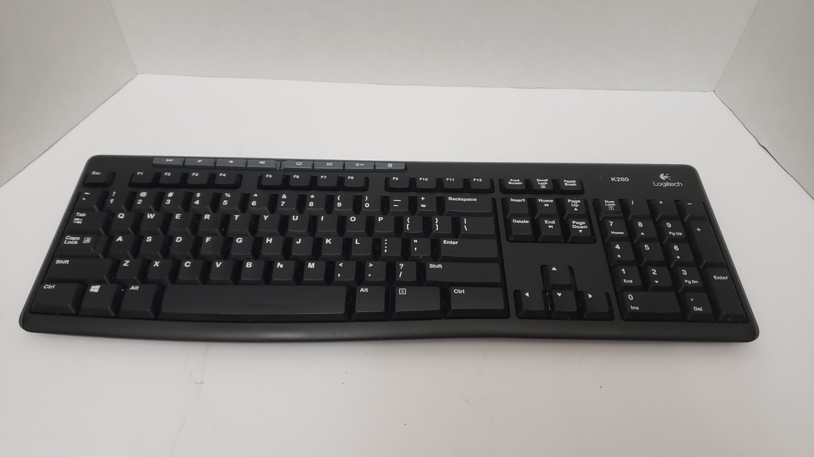 Logitech K260 Wireless Keyboard English QWERTY Layout NO USB Dongle or Feet - Photo 1