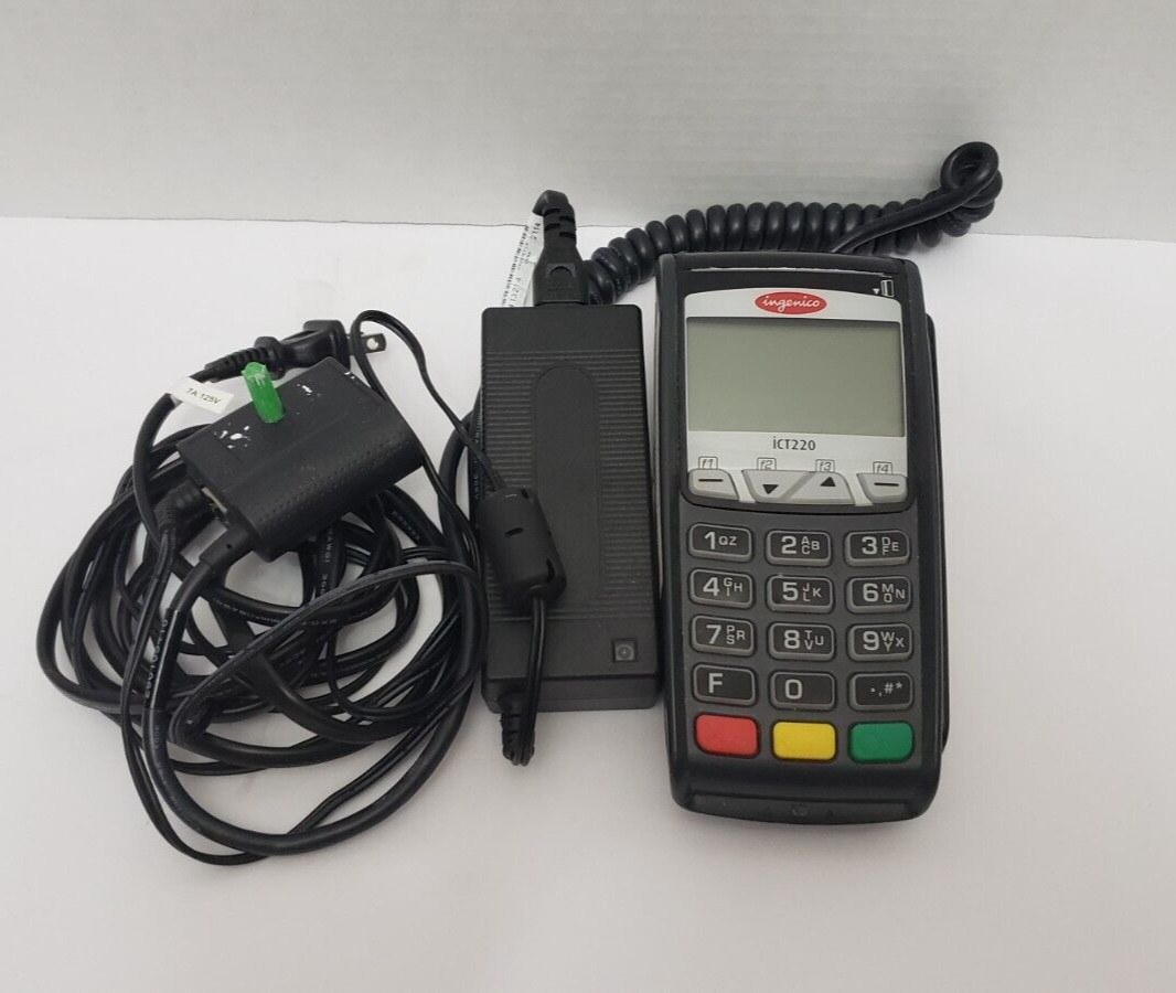 Ingenico ICT220 Terminal Credit Card and CHIP Reader - Photo 1