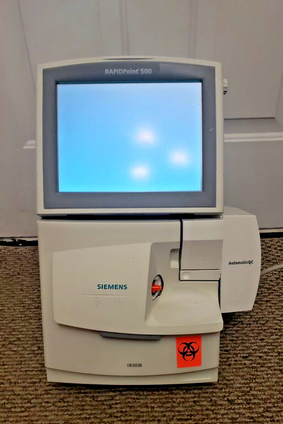 Siemens RapidPoint 500 Blood Gas Analyzer Running Windows 7 Software 3.0B - Photo 1