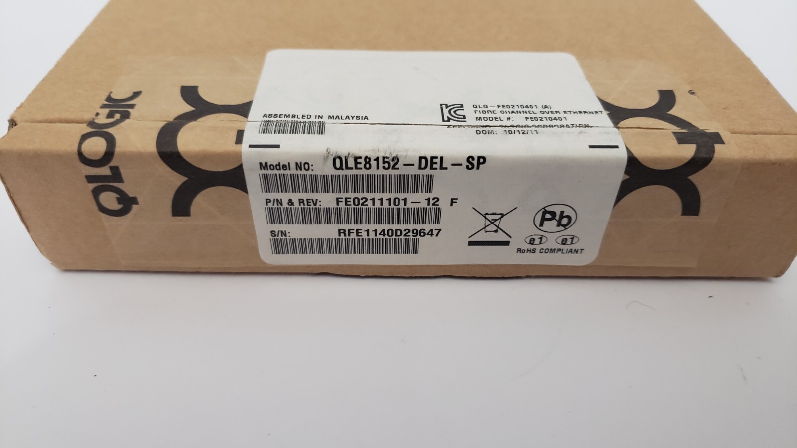 QLogic Dual Port 10GB QLE8152 High Profile Network Adapter - Photo 1