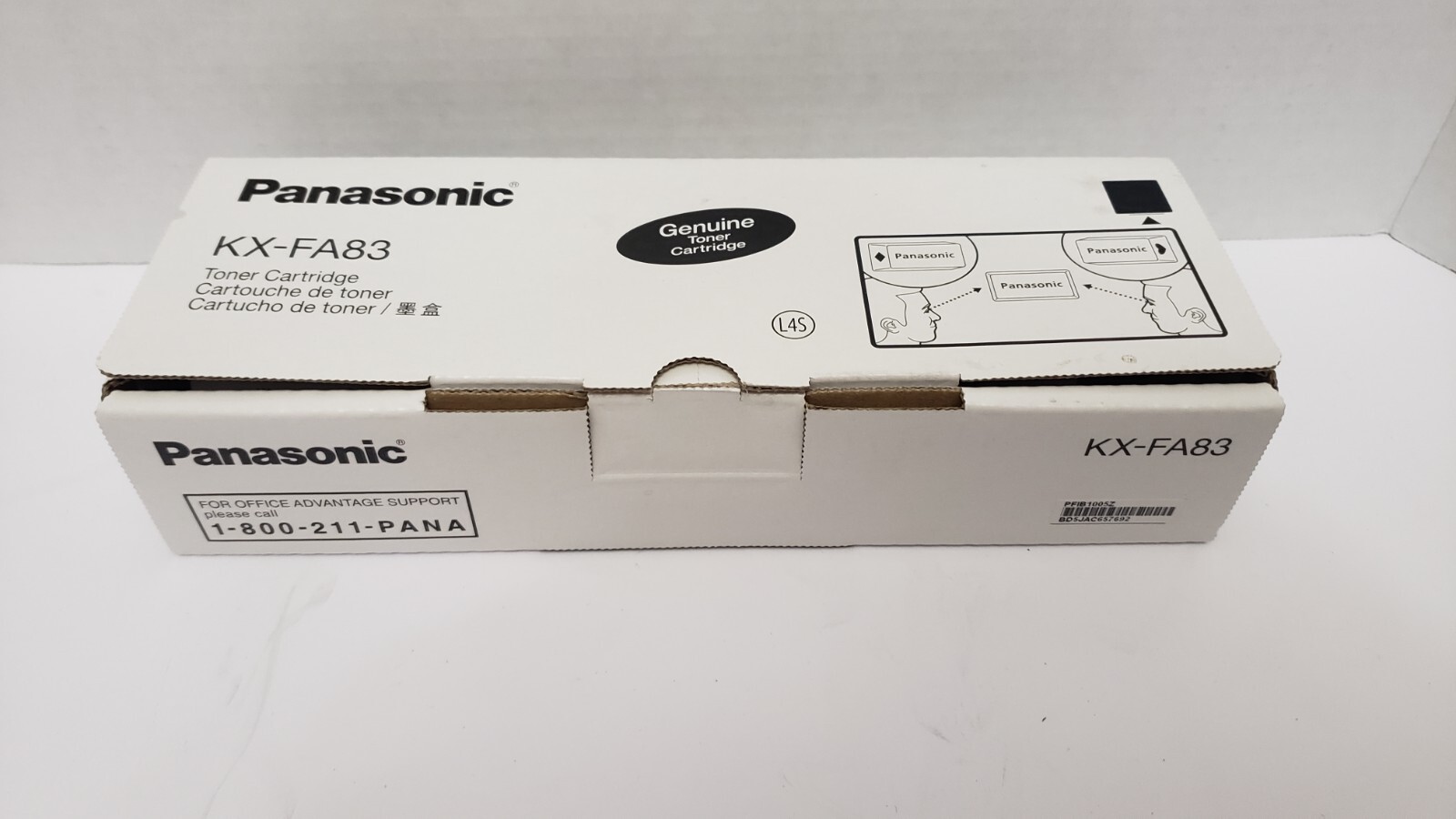 Panasonic KX-FA83 Toner Cartridge New Sealed - Photo 1