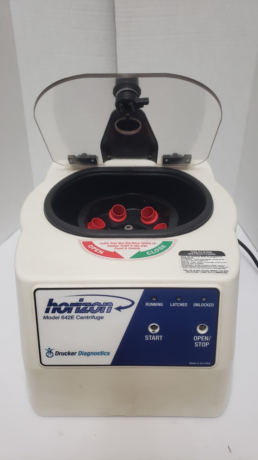 Horizon 642E 6 Flex Centrifuge Drucker Diagnostics - Photo 1