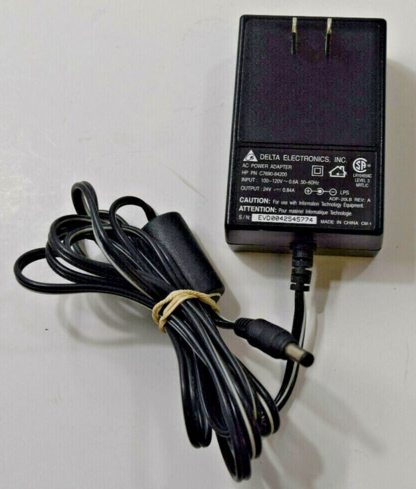 Delta Electronics C7690-84200 AC Power Supply Adapter 0.6A 24V DC 0.84A - Photo 1