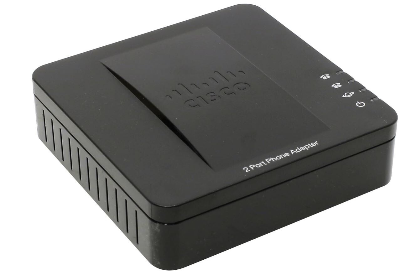 CISCO SPA112 2-PORT PHONE ADAPTERS no ac adapter - Photo 1