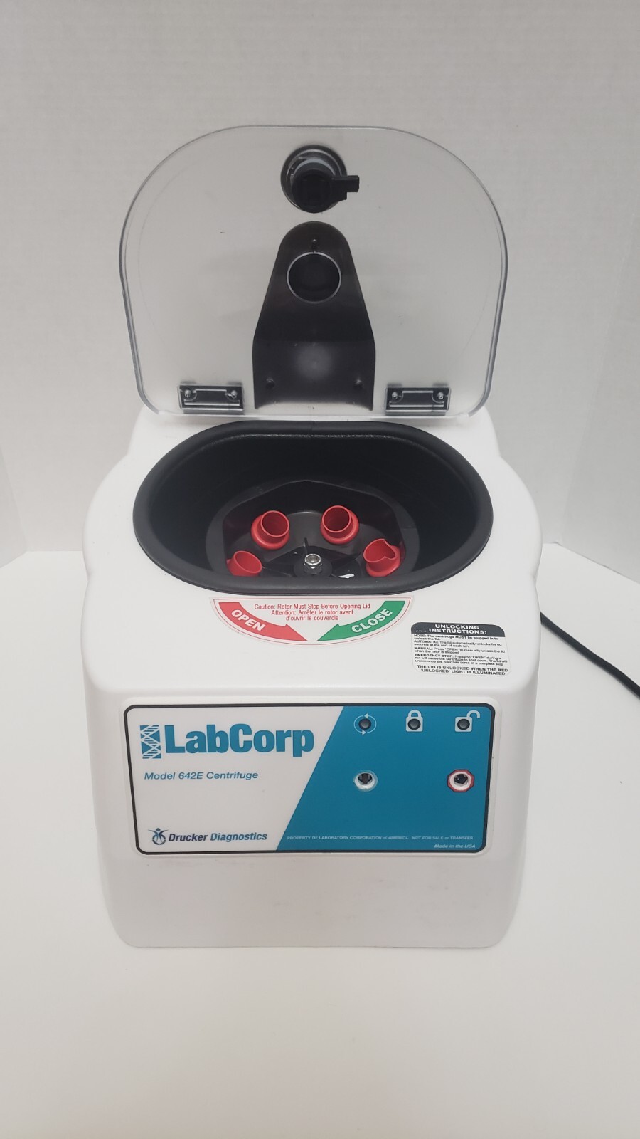 LabCorp 642E 6 Flex Centrifuge Drucker Diagnostics - Photo 1