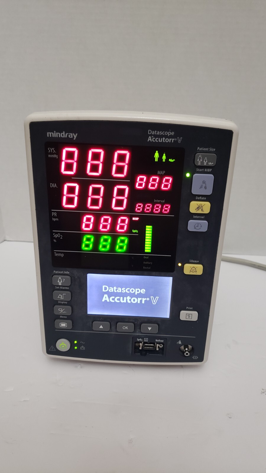 Mindray Accutorr V Vital Sign Monitor Datascope Unit 7 - Photo 1