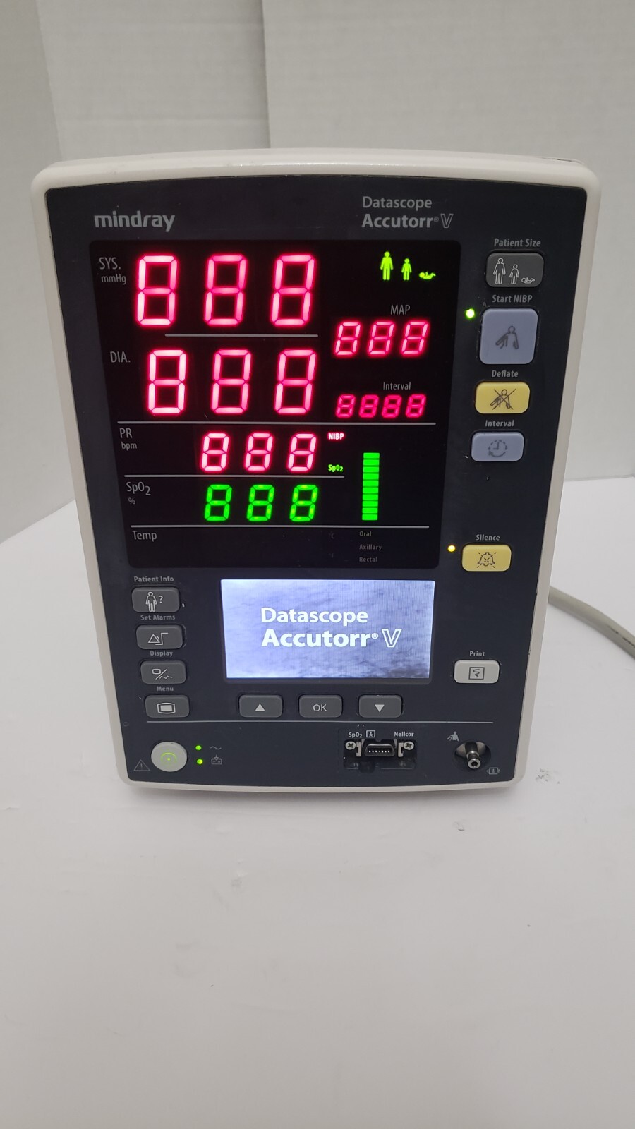 Mindray Accutorr V Vital Sign Monitor Datascope Unit 9 - Photo 1