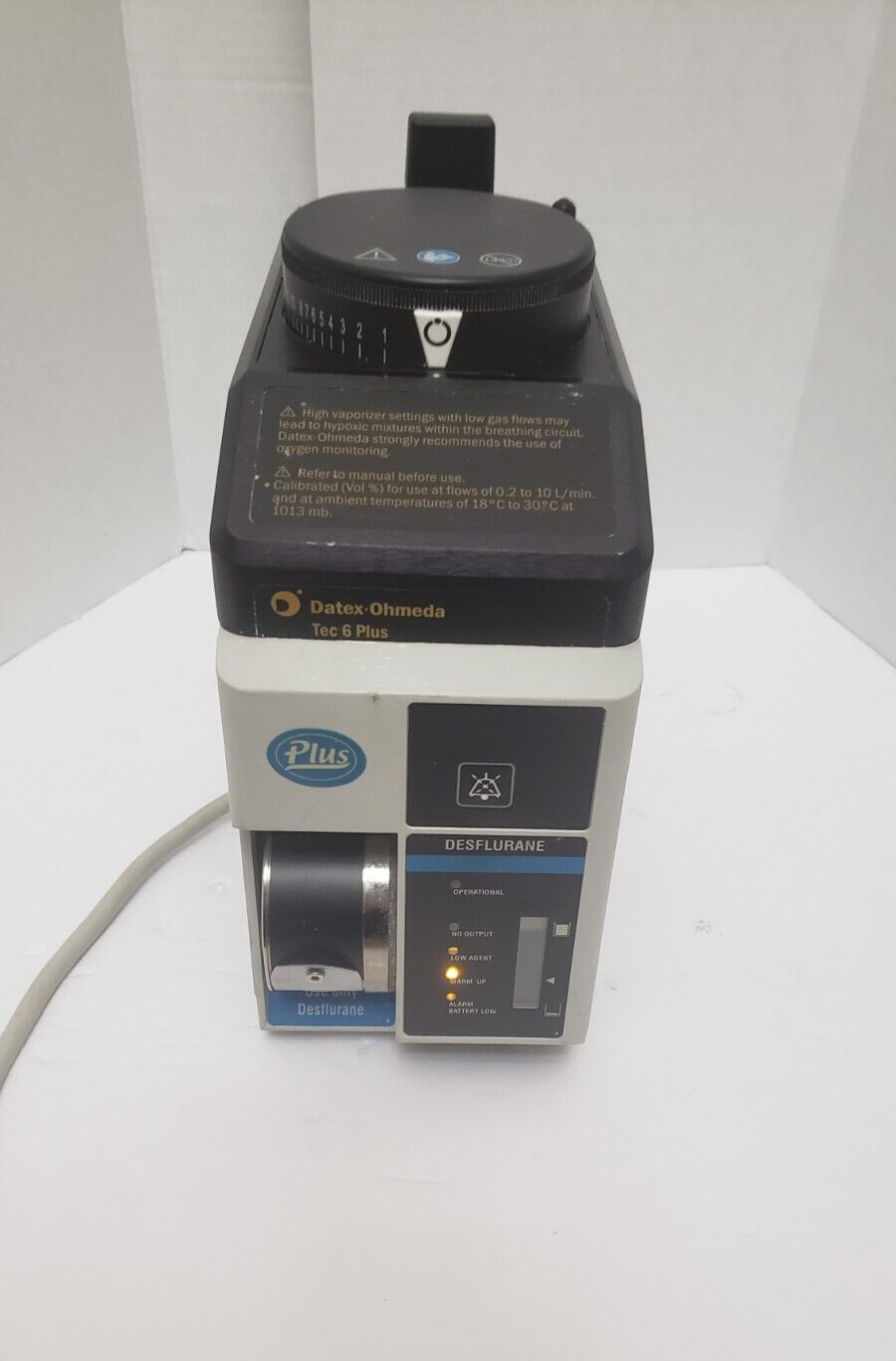 Datex Ohmeda TEC 6 Plus Desflurane Vaporizer - Photo 1