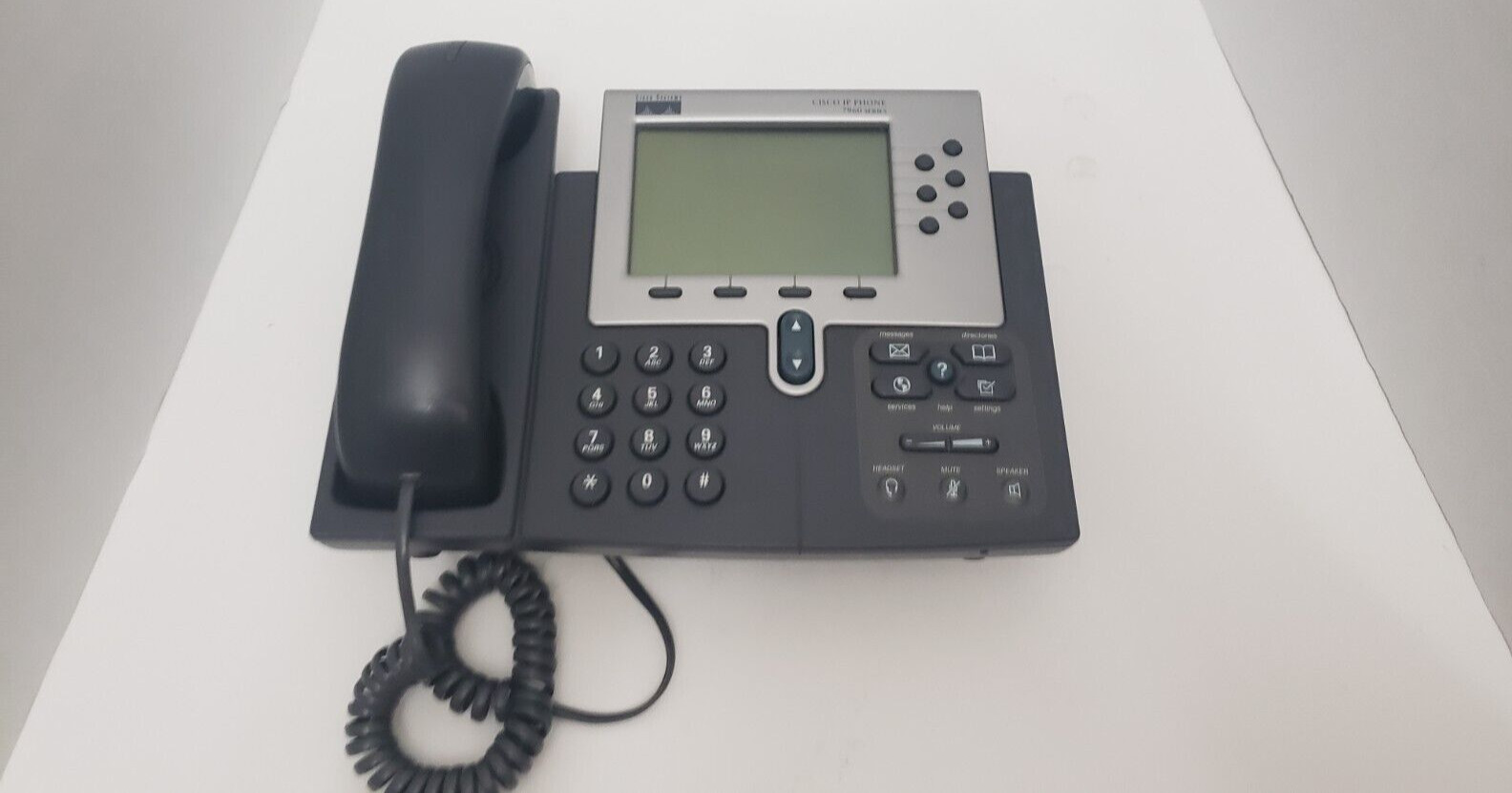 Cisco 7960G IP Phone Series VoIP Display 6-Line Business Phone - Photo 1