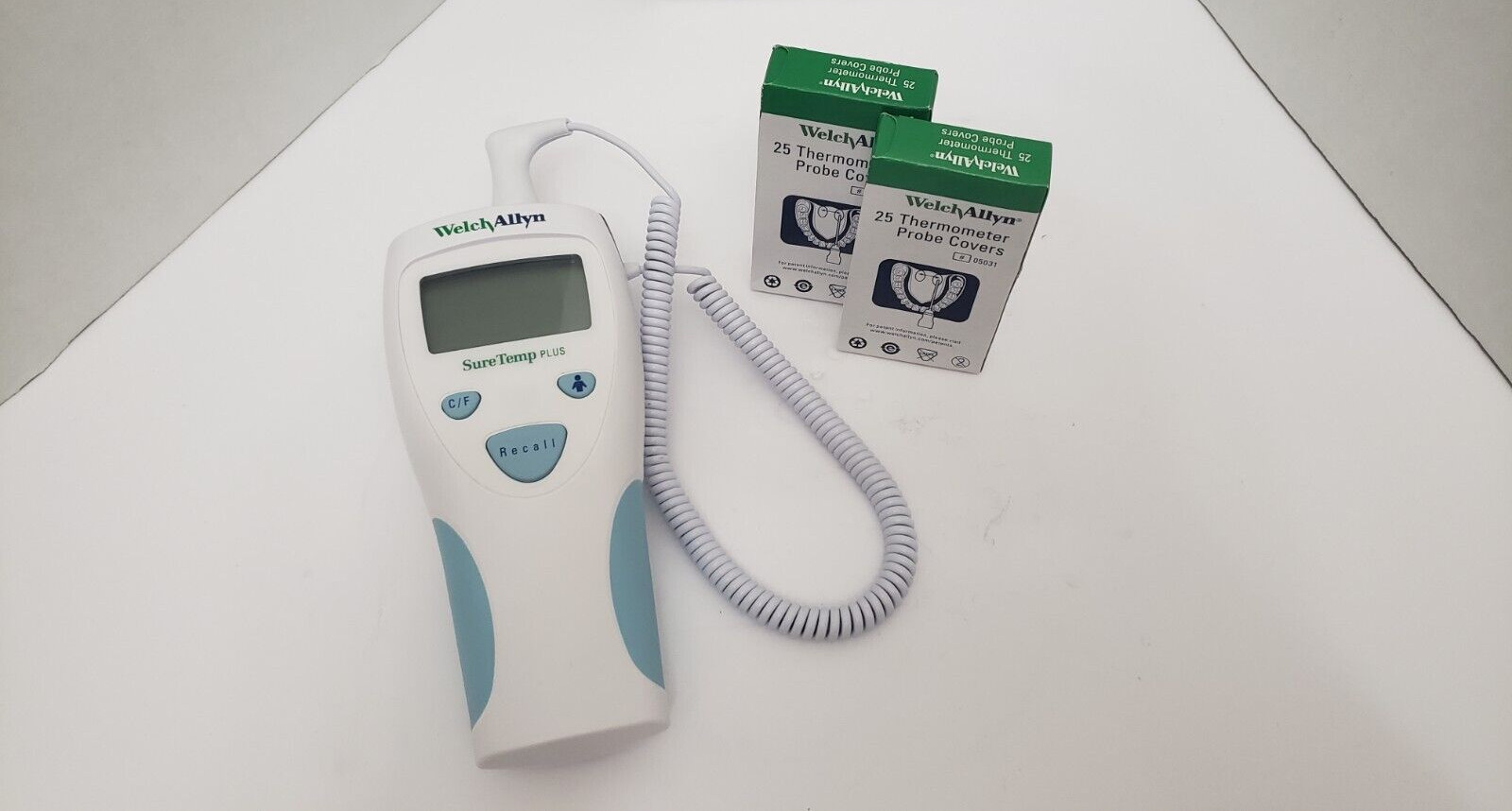 Welch Allyn 692 SureTemp Plus Thermometer with Oral Probe and 2 Box Covers - Photo 1