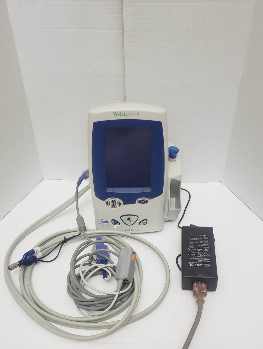 Welch Allyn LXi 45NT0 Spot Monitor BP Hose SPO2 Sensor Unit 30 - Photo 1
