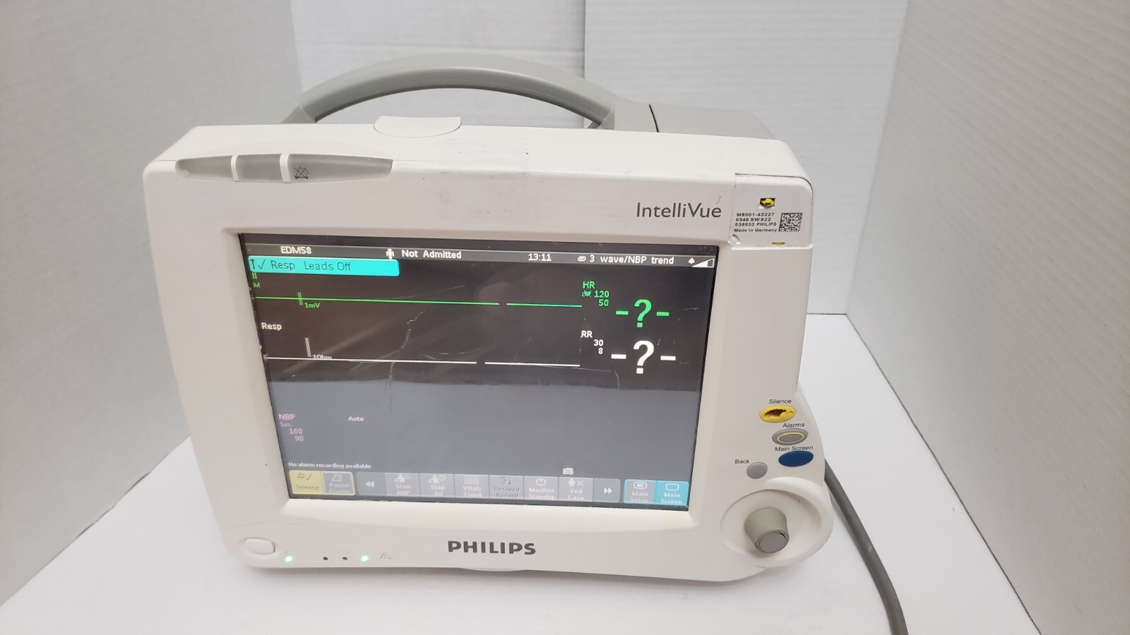 PHILIPS MP30 INTELLIVUE PATIENT MONITOR M8001-42227 - Photo 1
