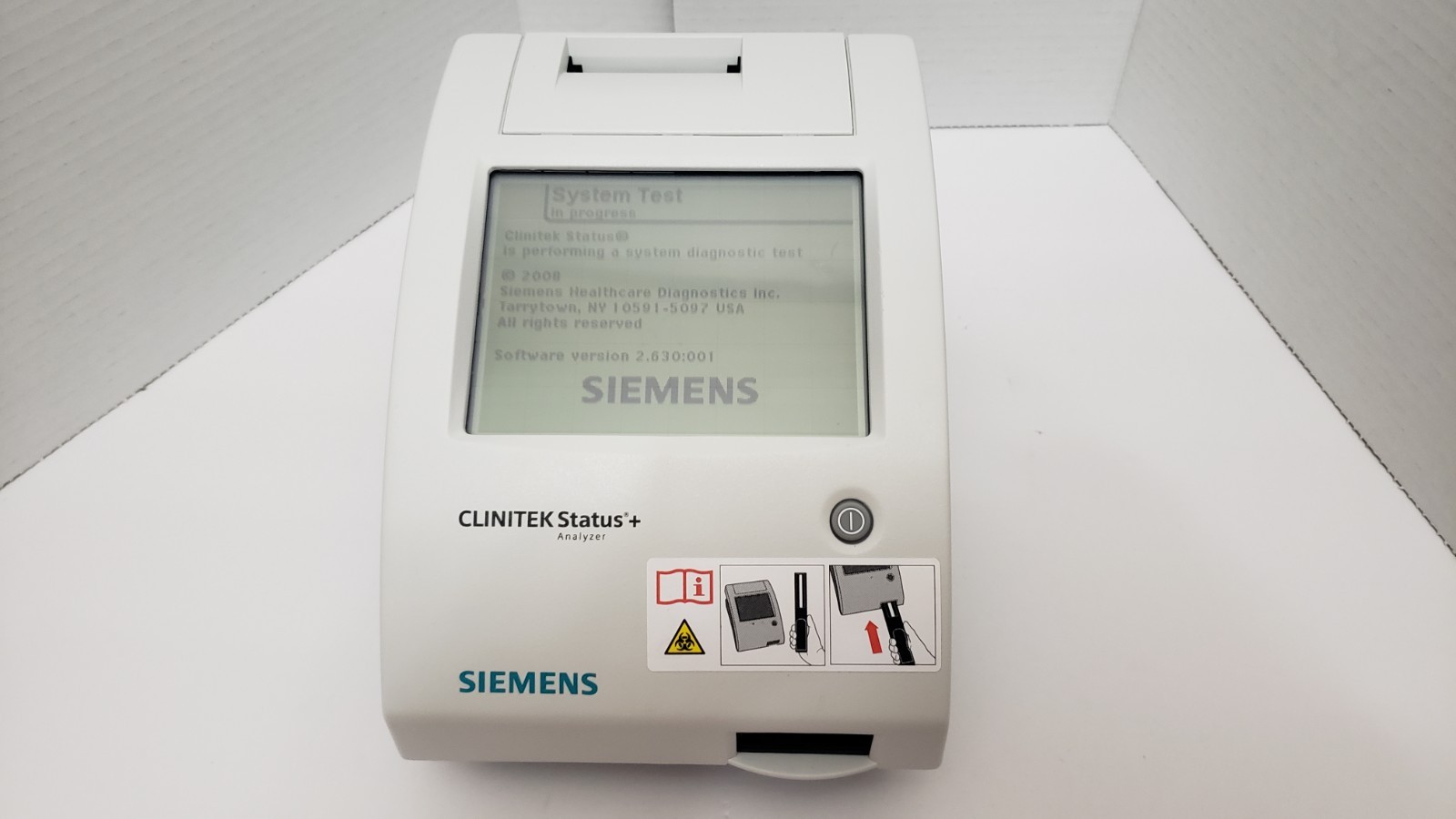Siemens Clinitek Status Plus Urine Chemistry Analyzer for Parts or Repair - Photo 1