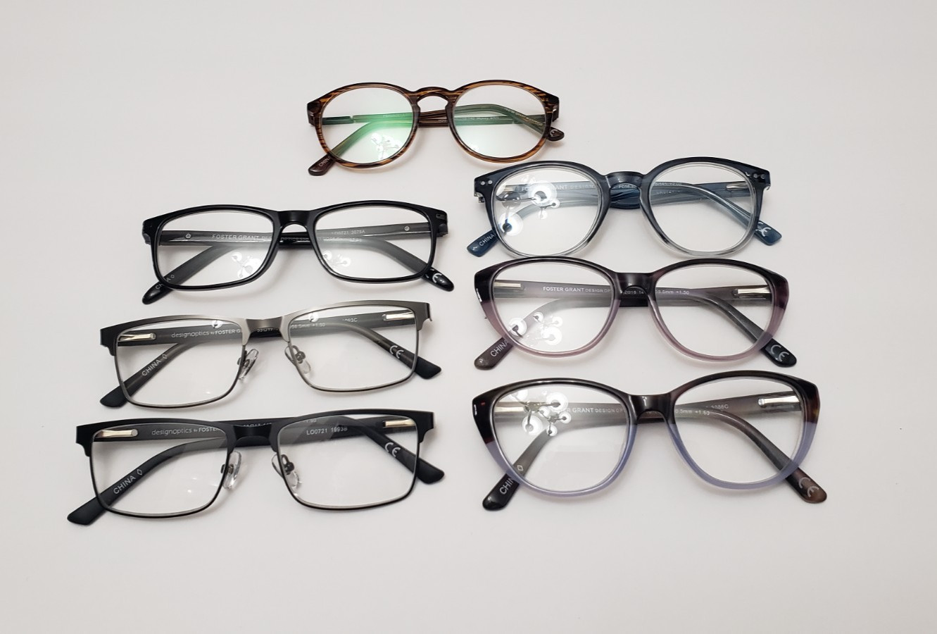 Foster Grant Assorted Reading Glasses +1.50 Lot of 7 - Photo 1