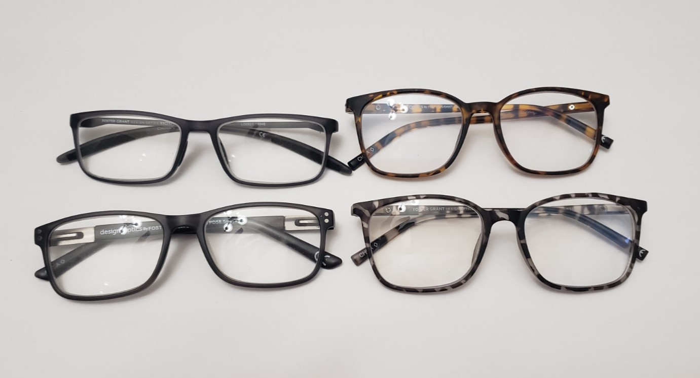 Foster Grant Assorted Reading Glasses +3.00 Lot of 4 - Photo 1