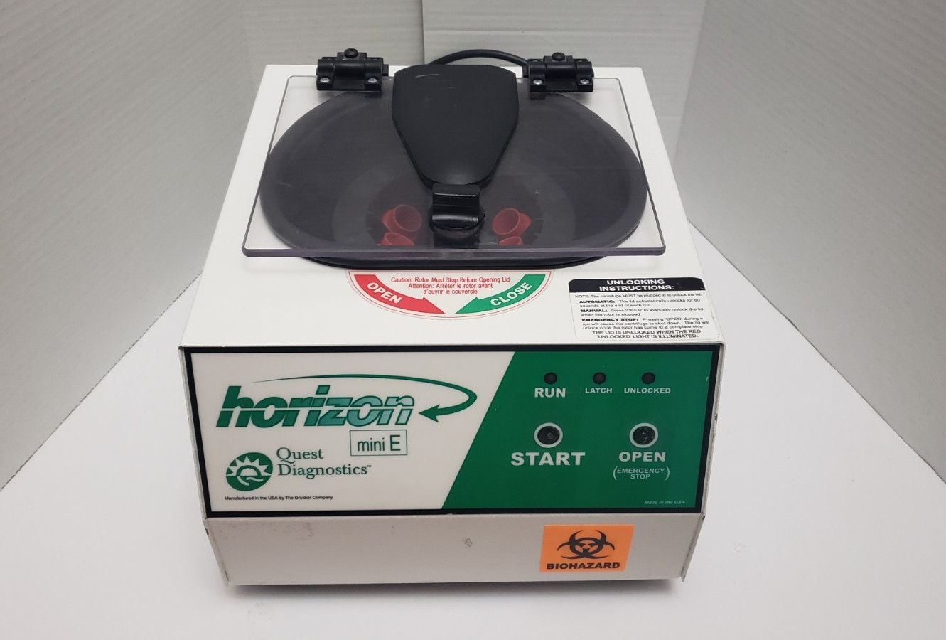 Quest Horizon 642E Centrifuge with Fixed-Angle Rotor - Photo 1