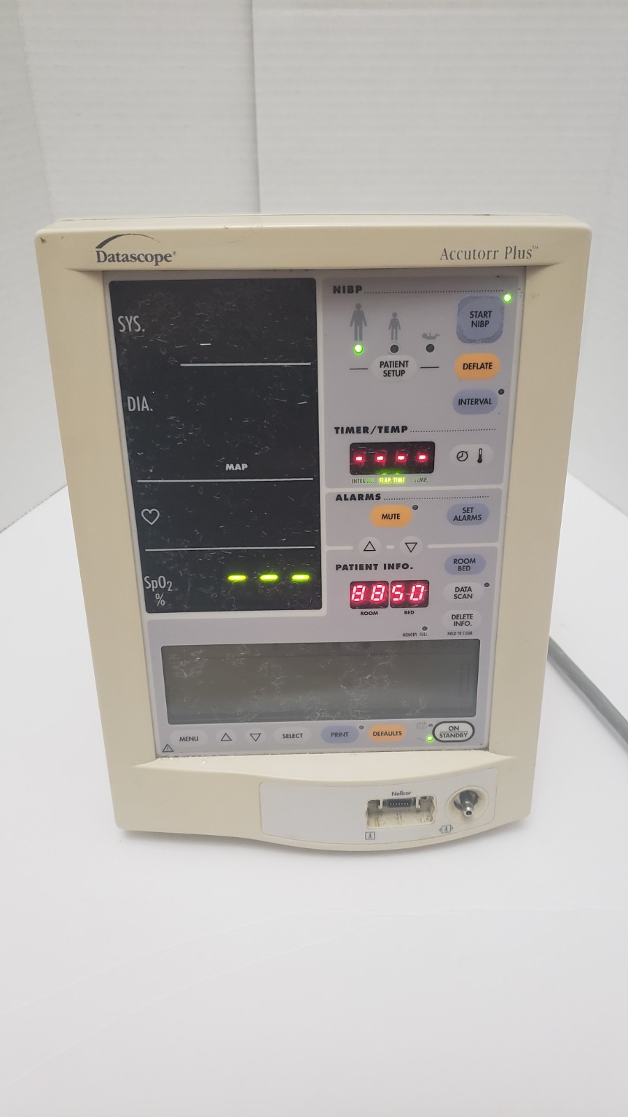 Datascope Accutorr Plus Vital Signs Monitor - Photo 1