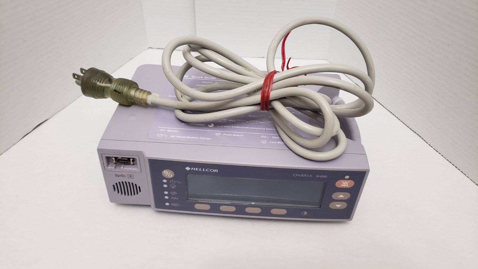 Nellcor N-600 SpO2 Pulse Oximeter Unit A - Photo 1