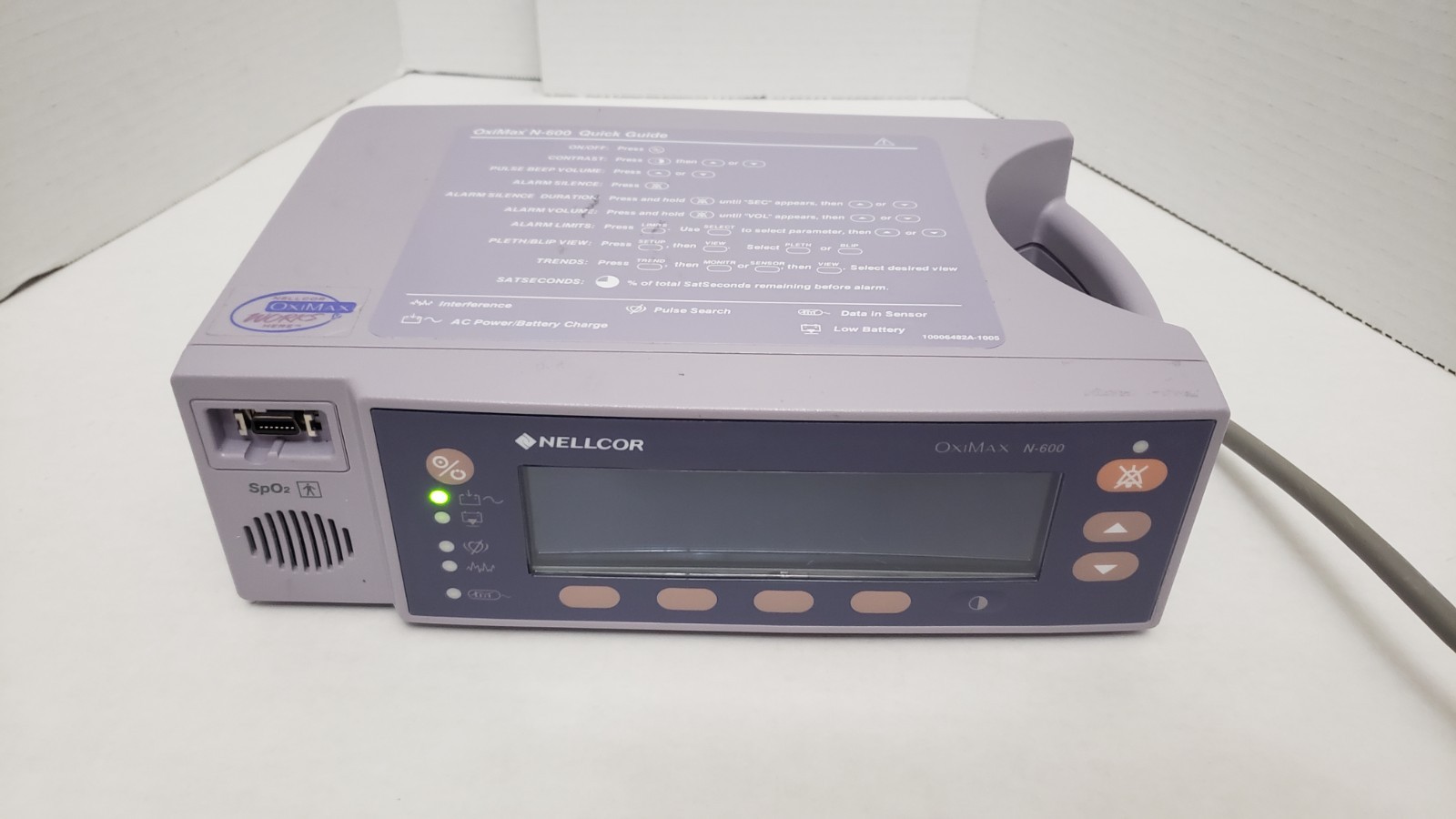Nellcor N-600 SpO2 Pulse Oximeter Unit B - Photo 1