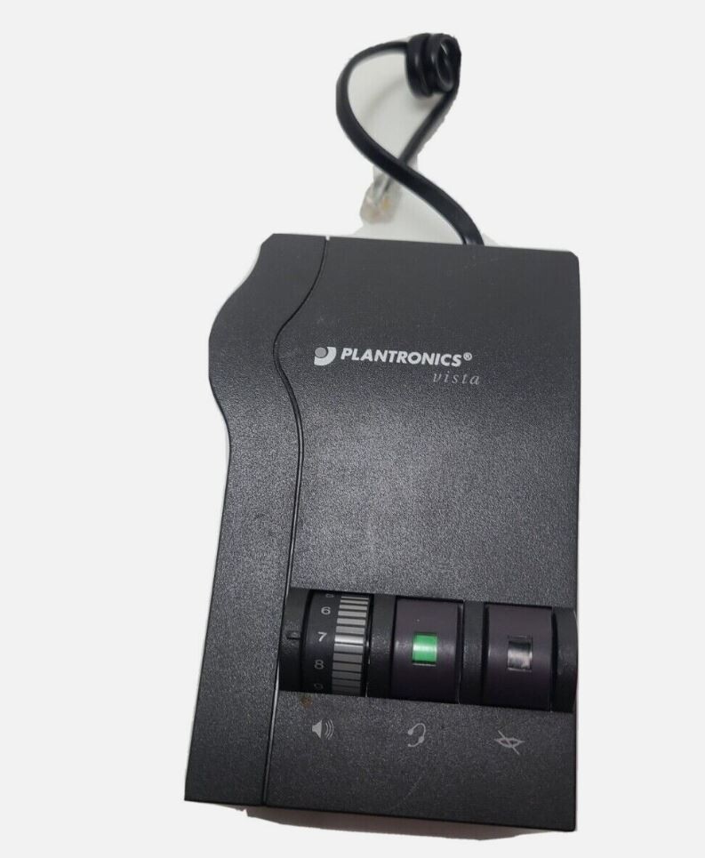 Plantronics VISTA M12 Headset Amplifier Replacement Base Unit Only - Photo 1