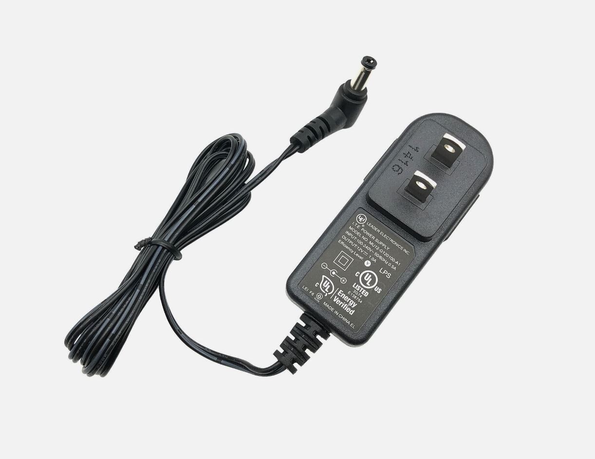 12V 1A LEI MU12-G120100-A1 AC/DC WALL ADAPTER 5.5X2.1MM ZZ7-3 - Photo 1