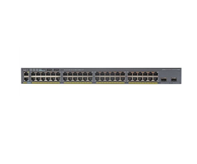 Cisco C2960X WS-C2960X-48TD-L V04 with Rack Ears - Photo 1