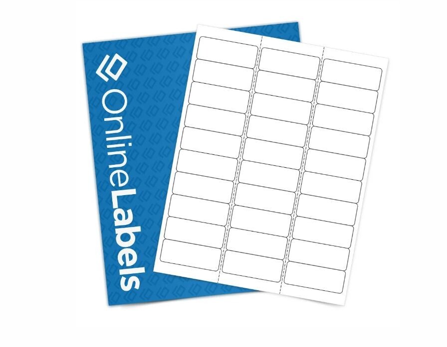 Address Labels 7500 Online Labels OL875LP Weatherproof Polyester Laser 1