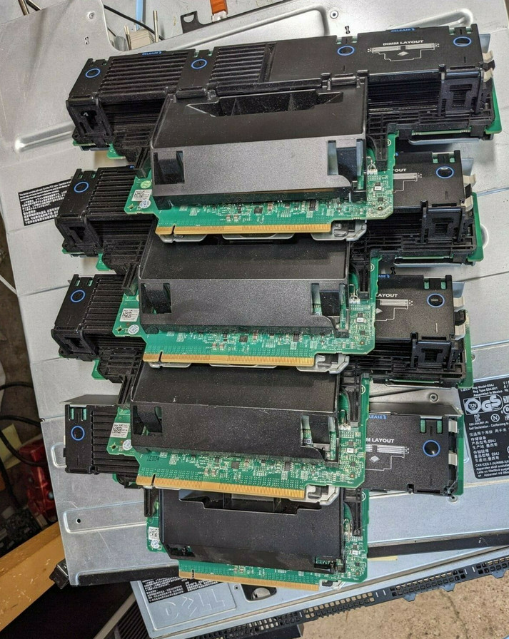 Dell R910 Memory Riser Board PowerEdge set C2CC5 0C2CC5 Lot of 4 - Photo 1