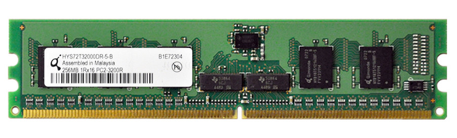 HYS72T32000DR-5-B Qimonda 256MB PC2-3200 Server Memory Lot of 3 - Photo 1