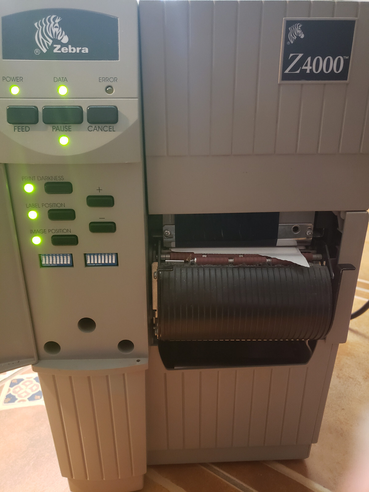 Zebra Z4000 Label Thermal Printer 4000-201-00000 Parallel ZTC - Photo 1
