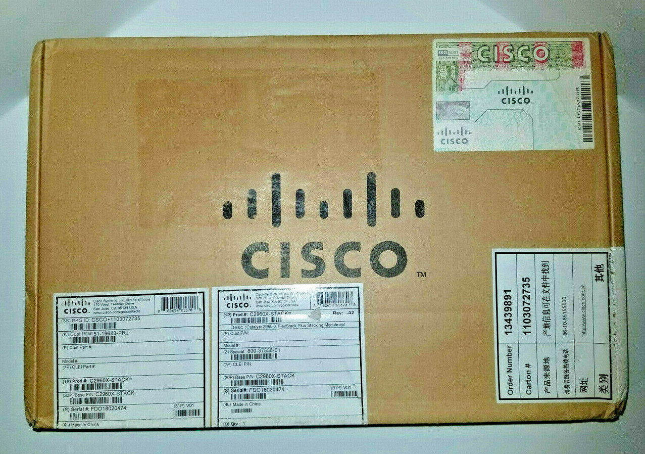 Cisco C2960X-STACK Stacking Module with CAB-STK-0.5 cable - Photo 1