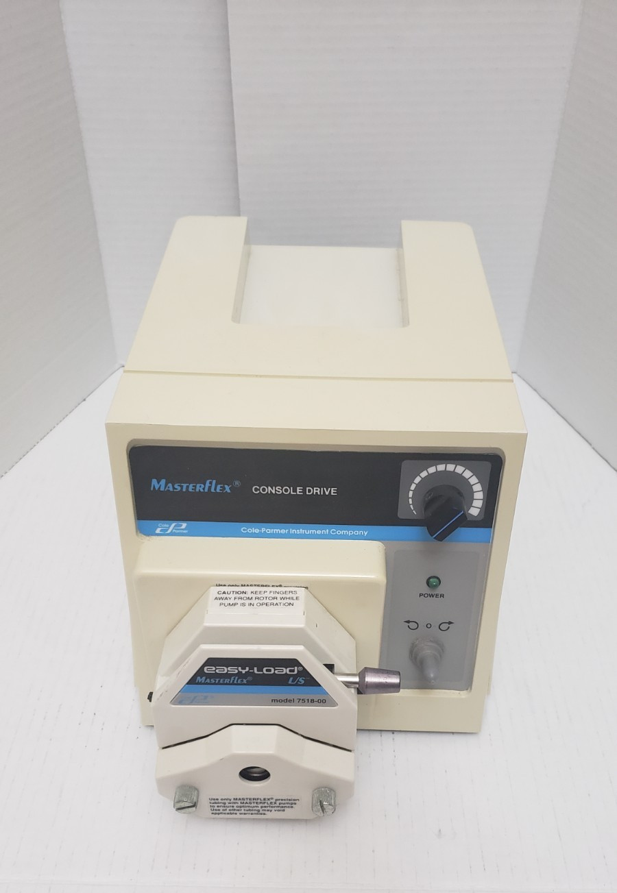 Cole Parmer MasterFlex Console Drive 7520-40 with Easy Load 7518-10 - Photo 1