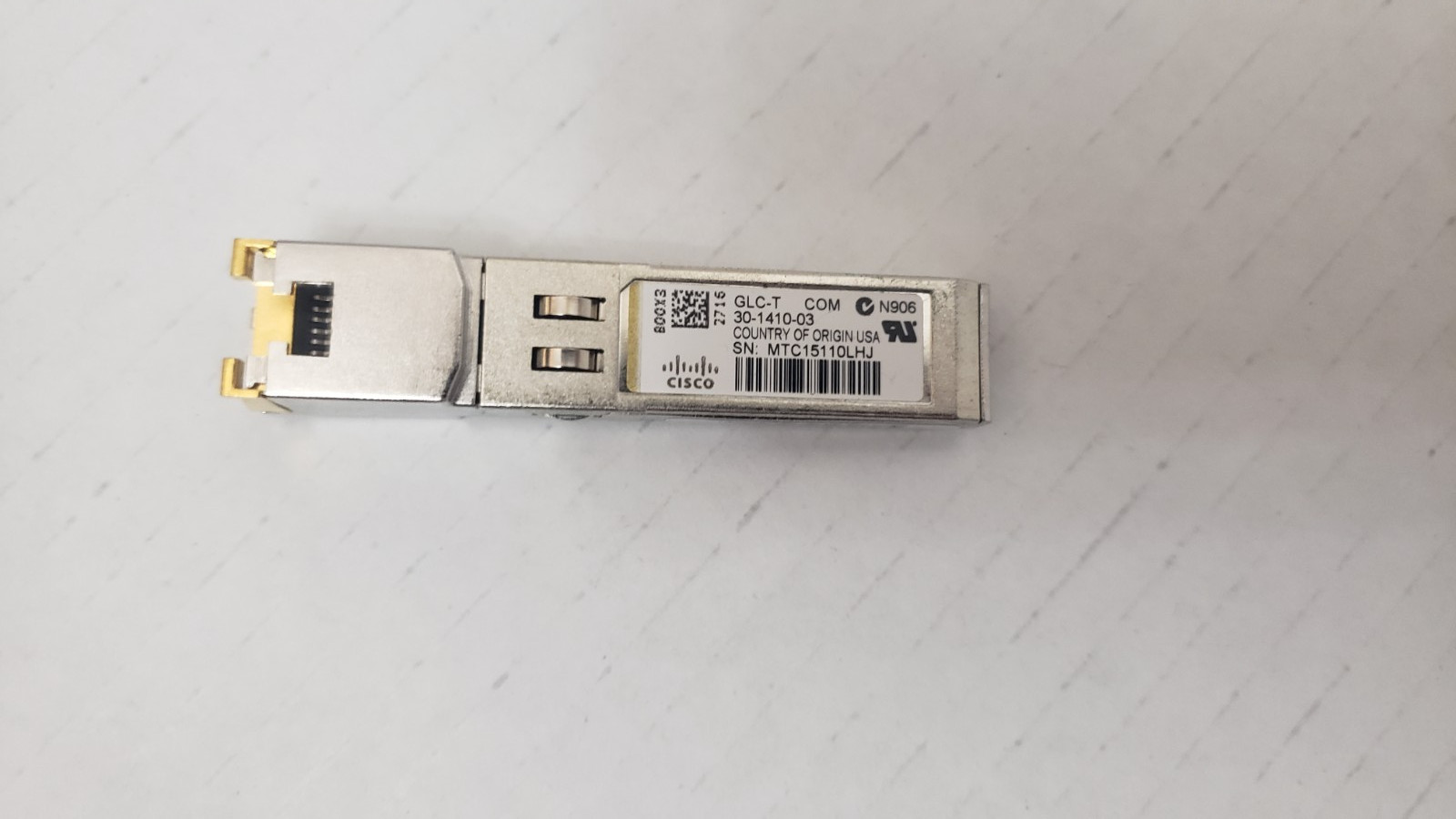 CISCO GLC-TE 1000BASE-T SFP Transceiver Module - Photo 1