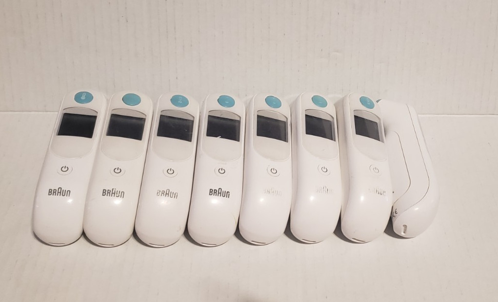 Braun Thermoscan 5 Ear Thermometer IRT6020 Lot of 8 with POS Error - Photo 1