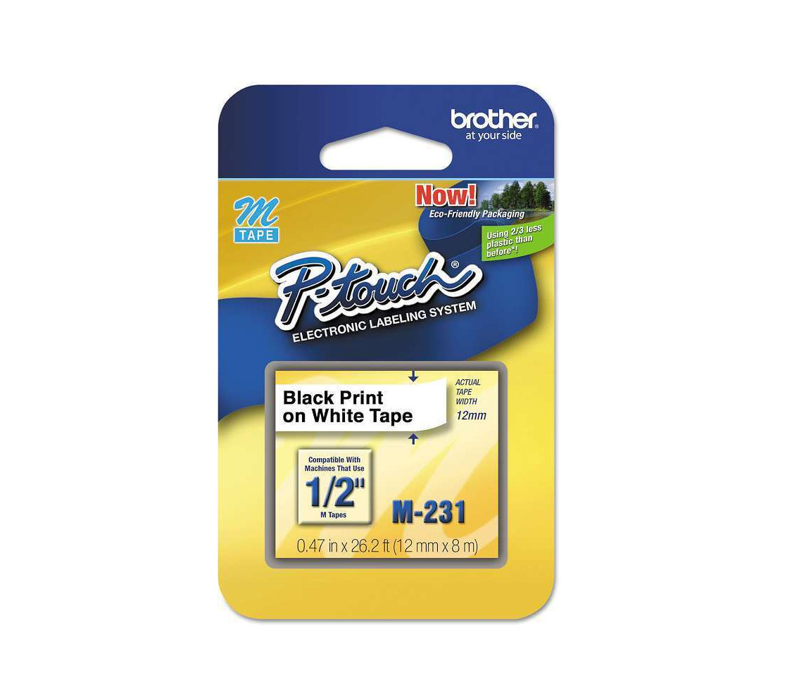 Brother M231 P-touch Label Tape 1/2