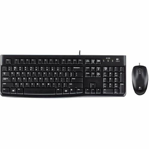Logitech MK120 Wired Keyboard and Mouse Combo Set K120 M100 - Photo 1