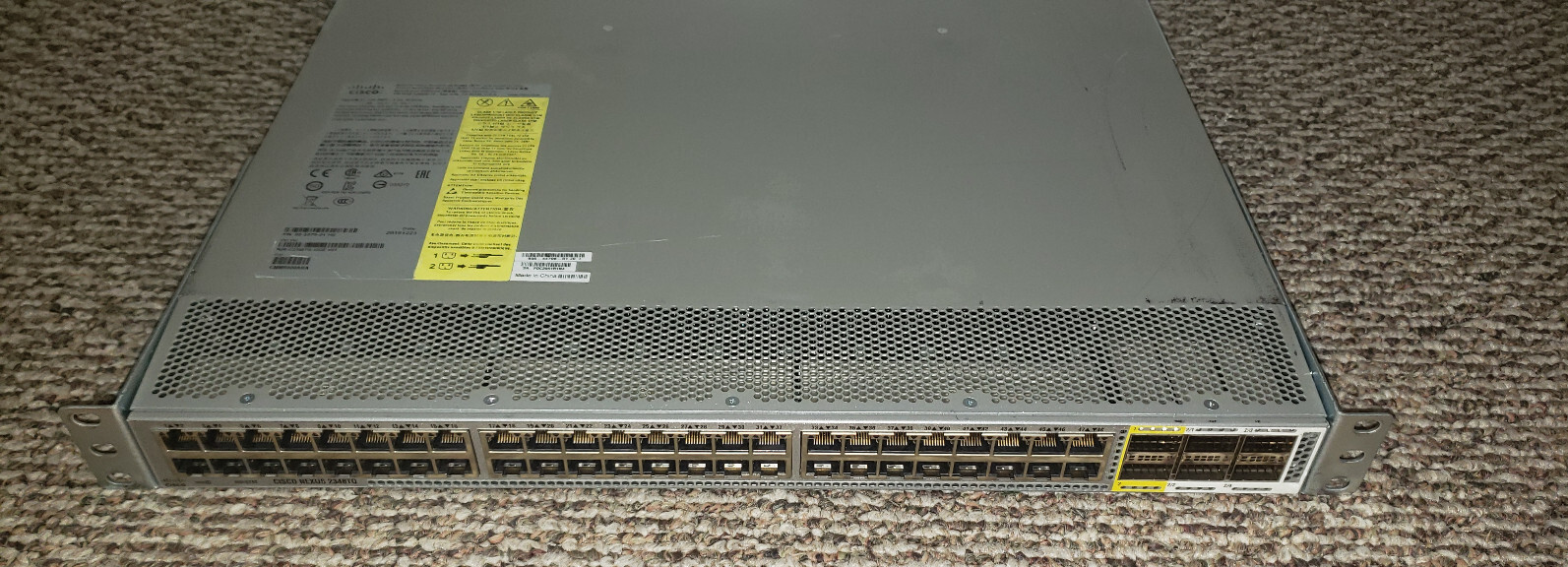 Cisco Nexus N2K-C2348TQ-10GE V01 48-Port Fabric Extender Switch Dual Pwr - Photo 1