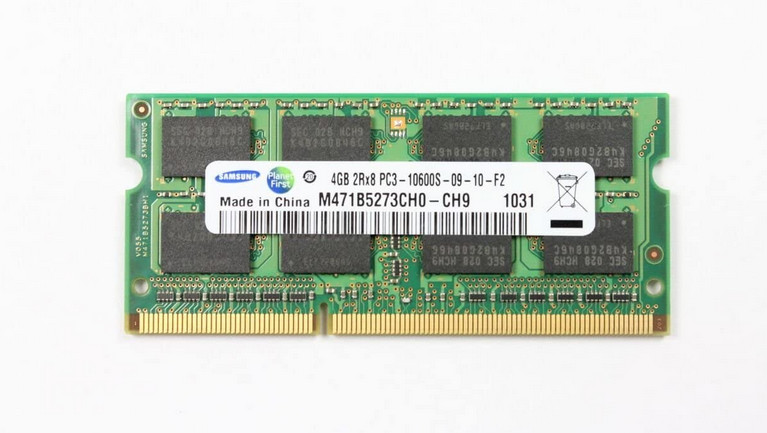 Samsung M471B5273CH0-CH9 4GB PC3-10600S SO-DIMM 1333 MHz Lot of 2 - Photo 1