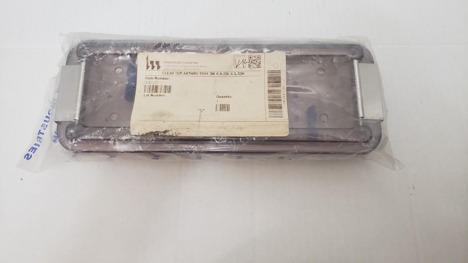 ProTech Arthroscope Trays Clear Top 3