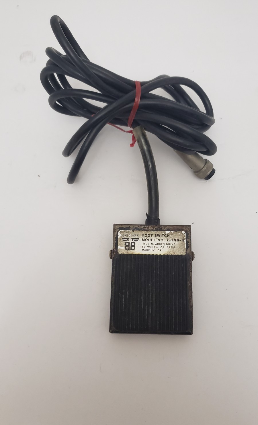 Birtcher Single Pedal Footswitch 7-796-4 - Photo 1
