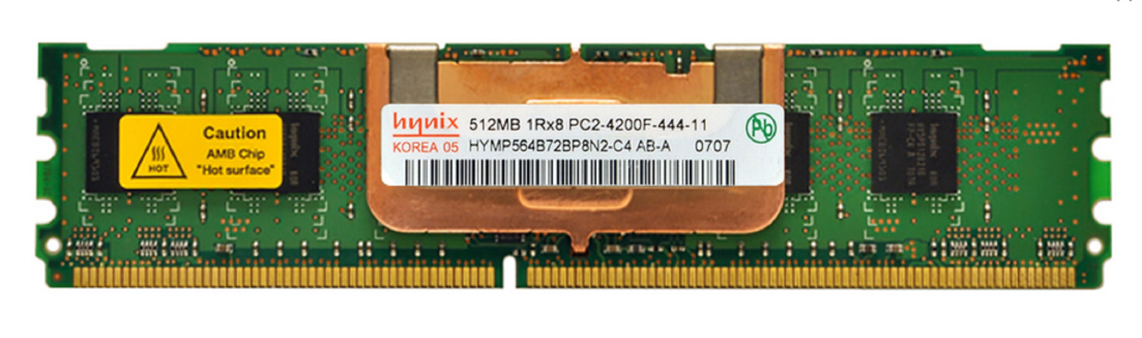 HYMP564B72BP8N​2-C4 512MB DDR2 1RX8 PC2-4200 533MHZ 240PIN Lot of 8 - Photo 1
